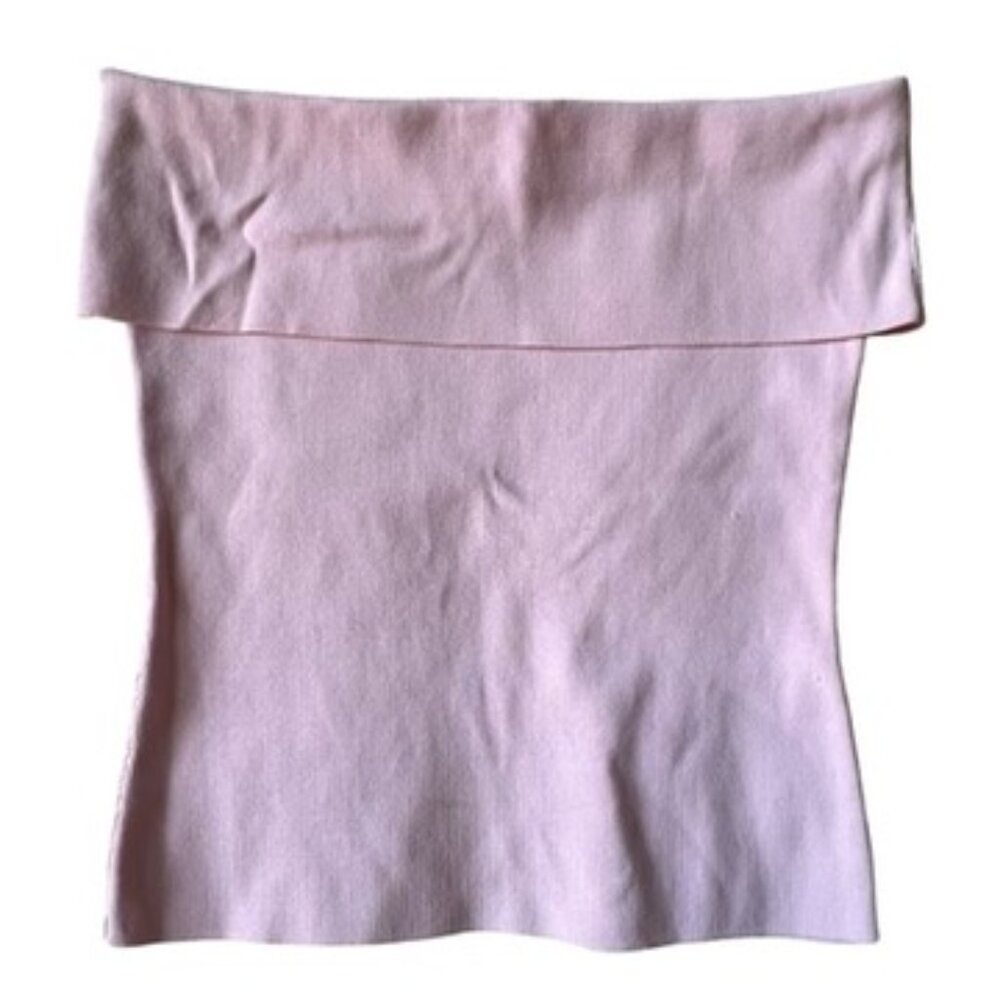 Zara Strapless Pink Top